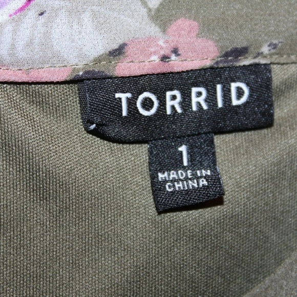 Torrid Floral Sleeveless Ruffle Dress HW7008 - Picture 2 of 6